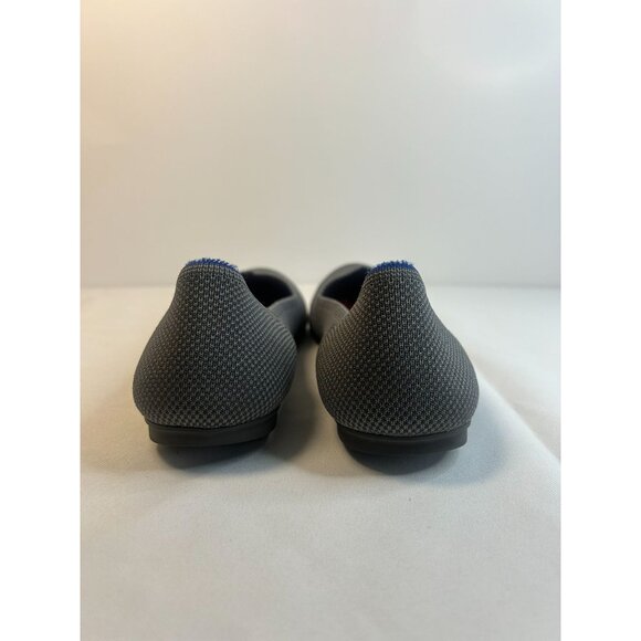 Rothy's Ballet Flats Grey Knit Size 9 Slip On Comfort Round Toe Ballerina Shoes - Picture 11 of 11